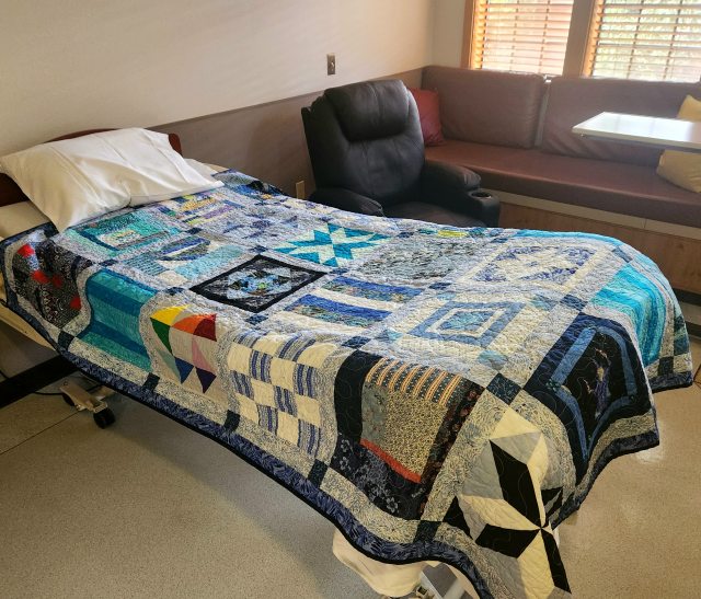 One of the first quilts created by the Kalama Quilters